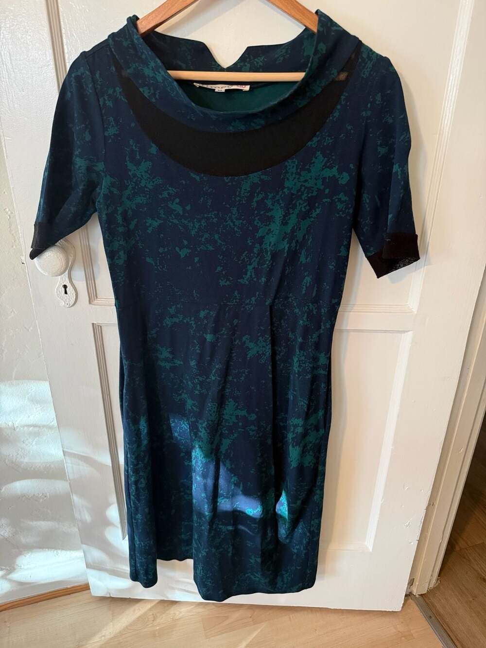 Aimee g dress with sheer panels